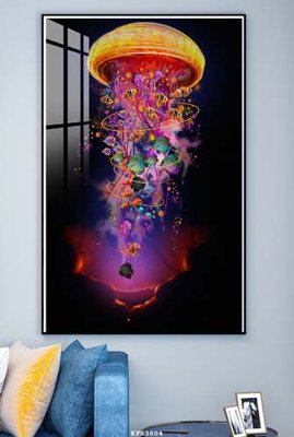 File PSD File tranh hiện đại pha lê gương KF83804 (chất lượng in ấn)