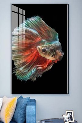 File in trần File tranh hiện đại pha lê gương KF83826 (file gốc) xuyên sáng