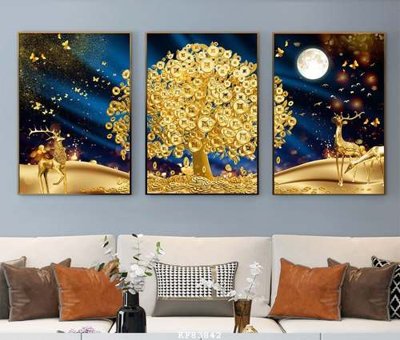 Tải file File tranh hiện đại pha lê gương KF83842 (gốc) làm file thiết kế