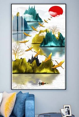 Tải file gốc File tranh hiện đại pha lê gương KF83850 (bản PSD) còn layer