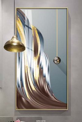 Download file gốc File tranh hiện đại pha lê gương KF83878 (in mica) 3D