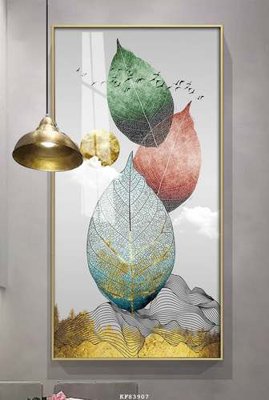 File in ấn File tranh hiện đại pha lê gương KF83907 (bản gốc) chất lượng cao