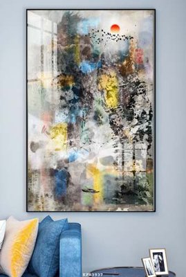 File tranh in tráng gương File tranh hiện đại pha lê gương KF83937 (siêu nét)