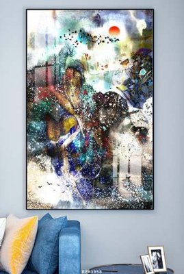 Tải file gốc File tranh hiện đại pha lê gương KF83958 dùng cho in ấn