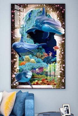 File ảnh gốc File tranh hiện đại pha lê gương KF83961 không vỡ nét