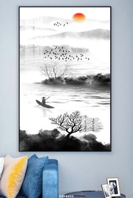 File in lụa File tranh hiện đại pha lê gương KF84059 (tân cổ điển) File tranh hiện đại pha lê gương KF84059