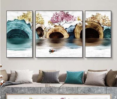 File PSD File tranh hiện đại pha lê gương KF84076 (bản gốc) dễ dàng edit