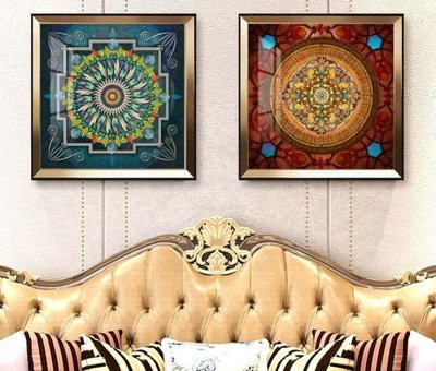 File tranh in mica File tranh hiện đại pha lê gương KF84080 (độ phân giải cao)