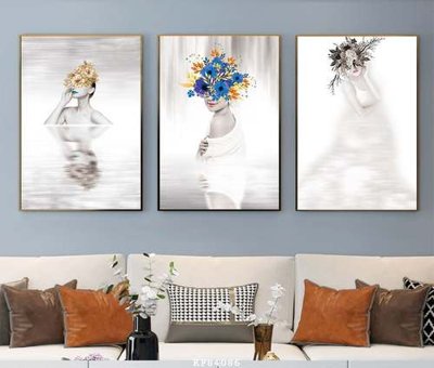 File gốc File tranh hiện đại pha lê gương KF84086 (in lụa) tranh mã đáo