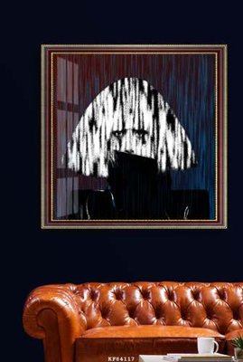 File in trần File tranh hiện đại pha lê gương KF84117 (bản gốc) 5D