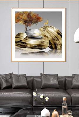 File gốc File tranh hiện đại pha lê gương KF84175 (in mica) cắt laser