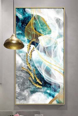 Tải file File tranh hiện đại pha lê gương KF84178 (gốc) chủ đề tâm linh