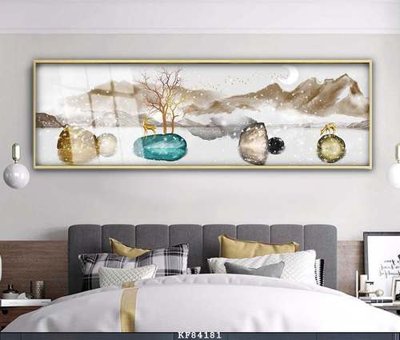 Download file File tranh hiện đại pha lê gương KF84181 (gốc) in mica bàn thờ