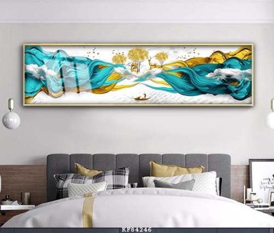 File gốc File tranh hiện đại pha lê gương KF84246 (phong cách) tối giản