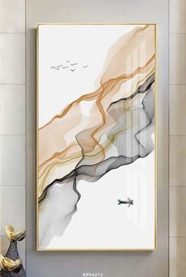 File gốc in ấn File tranh hiện đại pha lê gương KF84272 chuẩn màu CMYK