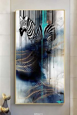 Ảnh mô tả file gốc in mica File tranh hiện đại pha lê gương KF84273