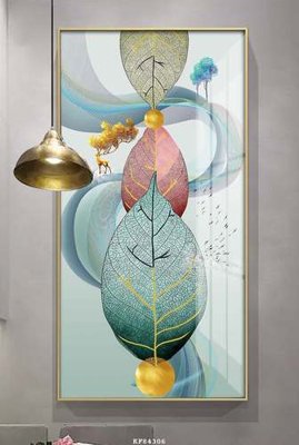 File in ấn cao cấp File tranh hiện đại pha lê gương KF84306 (file gốc)