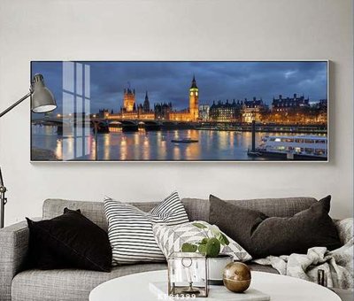 File in mica File tranh hiện đại pha lê gương KF84399 (bản gốc) làm vách ngăn