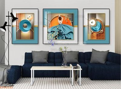 Download file File tranh hiện đại pha lê gương KF90045 (gốc) in mica ốp bếp