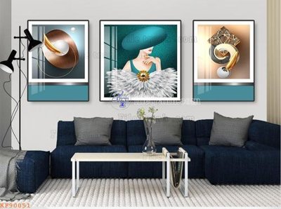 Download file ảnh gốc File tranh hiện đại pha lê gương KF90051 để in ấn