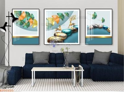 File tranh PSD File tranh hiện đại pha lê gương KF90055 chất lượng cao