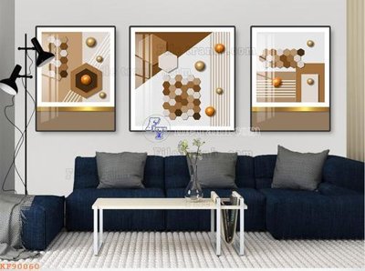 File gốc File tranh hiện đại pha lê gương KF90060 (in lụa) tranh thuận buồm