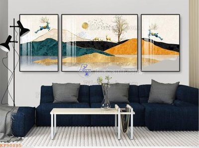 File gốc File tranh hiện đại pha lê gương KF90085 (ảnh rõ nét) để in