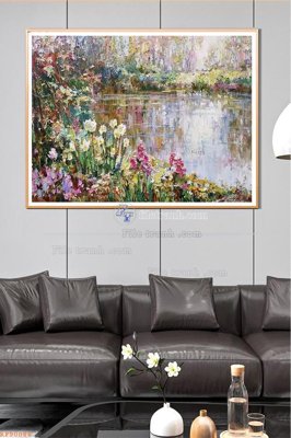 File gốc File tranh hiện đại pha lê gương KF90088 (PSD/TIFF) độ phân giải cao