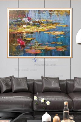 File PSD File tranh hiện đại pha lê gương KF90094 (gốc) tách lớp chi tiết