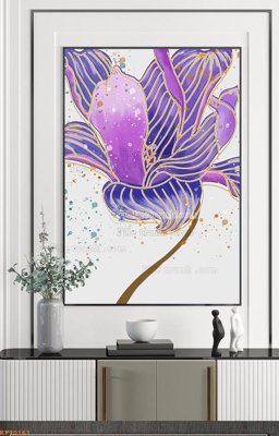 File gốc File tranh hiện đại pha lê gương KF90161 (in 3D) nghệ thuật