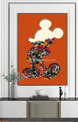 Tải xuống file tranh gốc File tranh hiện đại pha lê gương KF90201 (PSD/TIFF)