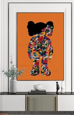 Download file File tranh hiện đại pha lê gương KF90202 (chuẩn in) chất lượng cao