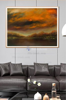 File ảnh File tranh hiện đại pha lê gương KF90250 (gốc) in PP, decal