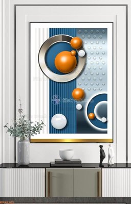 File gốc File tranh hiện đại pha lê gương KF90265 (cho in ấn) độc quyền