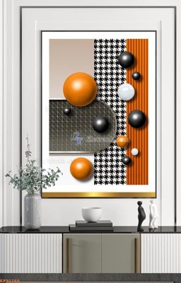 File gốc File tranh hiện đại pha lê gương KF90268 (PNG) nền trong suốt