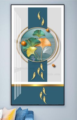 File in trần File tranh hiện đại pha lê gương KF90282 (bản gốc) 5D