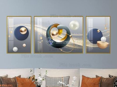 File gốc File tranh hiện đại pha lê gương KF90291 (dành cho trang trí nội thất)