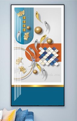 File ảnh File tranh hiện đại pha lê gương KF90310 (gốc) in standee