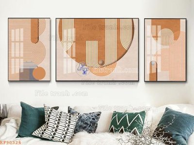 File gốc File tranh hiện đại pha lê gương KF90324 (trang trí) phòng ngủ