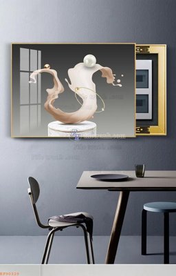 File tranh gốc File tranh hiện đại pha lê gương KF90329 (bản quyền) Filetranh.com