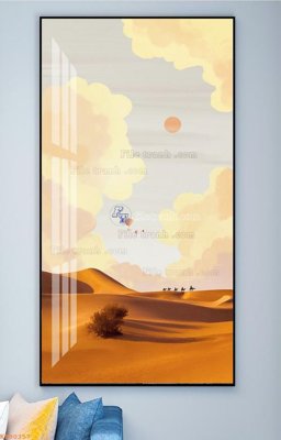 Tải file File tranh hiện đại pha lê gương KF90357 (gốc) làm file thiết kế