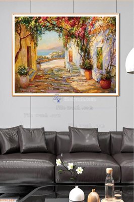 File ảnh File tranh hiện đại pha lê gương KF90366 (gốc) in Hiflex