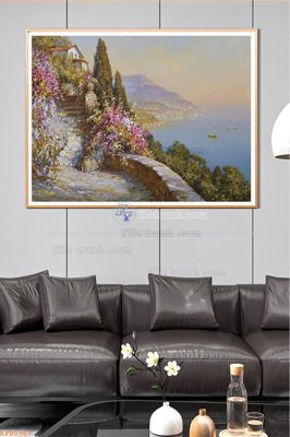 File gốc in tráng gương File tranh hiện đại pha lê gương KF90387 chi tiết