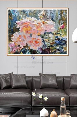 File gốc File tranh hiện đại pha lê gương KF90393 (in tráng gương) sang trọng