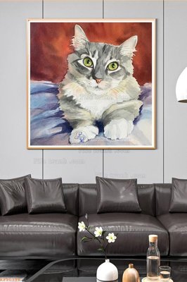 Download file gốc File tranh hiện đại pha lê gương KF90398 (in lụa) tranh 3D