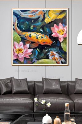 File tranh File tranh hiện đại pha lê gương KF90420 (ảnh gốc) sắc nét hoàn hảo