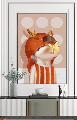 File in trần File tranh hiện đại pha lê gương KF90439 (bản gốc) đại dương