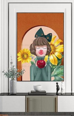 Tải file File tranh hiện đại pha lê gương KF90460 (gốc) làm file thiết kế