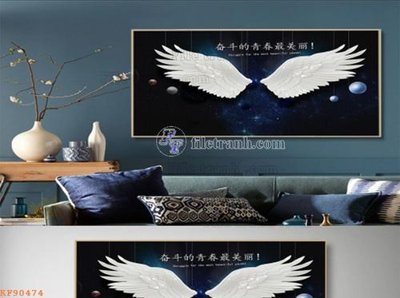 File gốc File tranh hiện đại pha lê gương KF90474 (in tráng gương) nghệ thuật