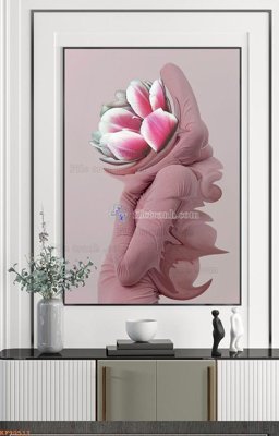 Cung cấp file tranh gốc File tranh hiện đại pha lê gương KF90511 độc quyền